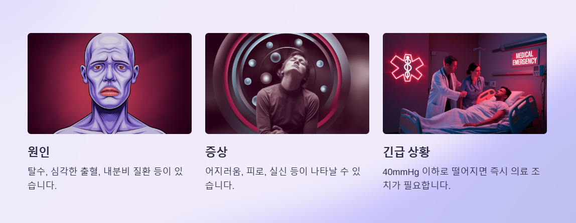 이완기 혈압 원인 및 증상