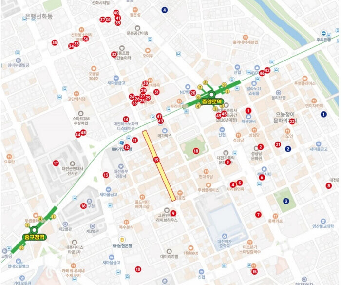 2024 대전 0시 축제 화장실 위치