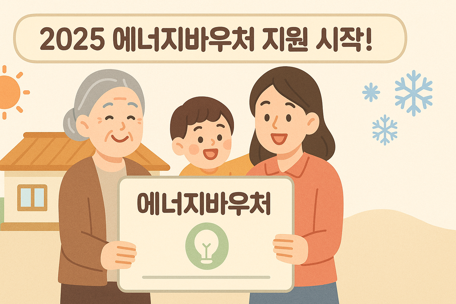 2025 에너지바우처 신청 시작! 조건만 맞으면 최대 70만원 받는다