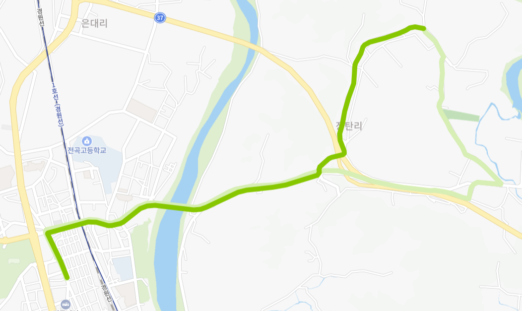 연천-81-3번-버스-노선-지도