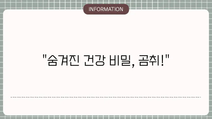 곰취효능, 산에서 온 건강 보물!