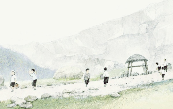 <채석장의 소년> 삽화