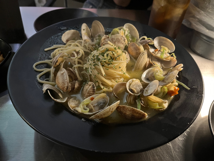 바지락술찜 모습