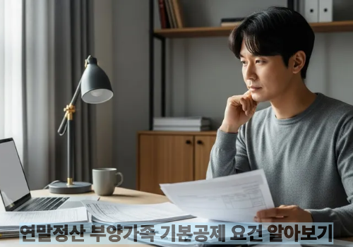 연말정산 부양가족 기본공제 요건 알아보기