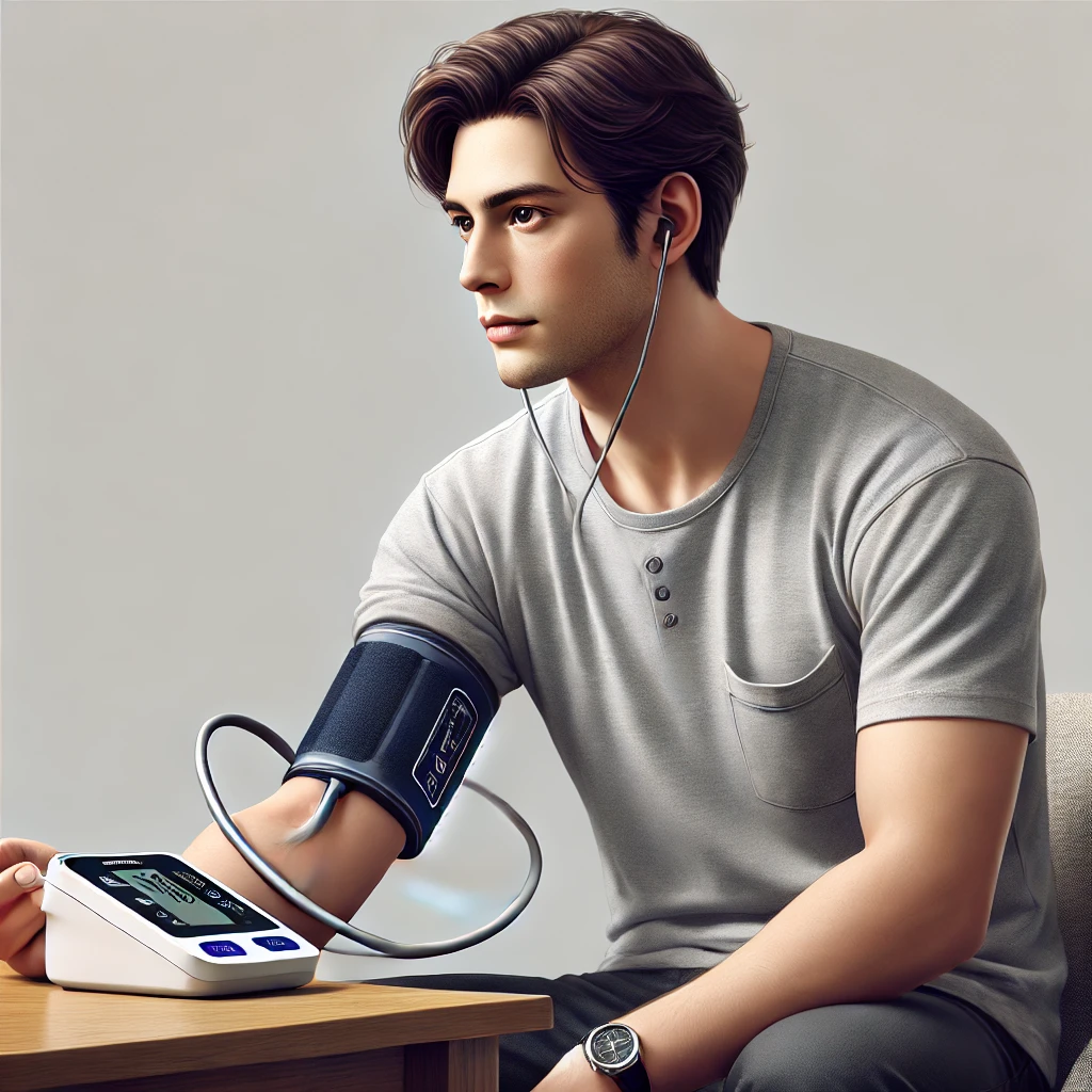 혈압재는 남자 이미지