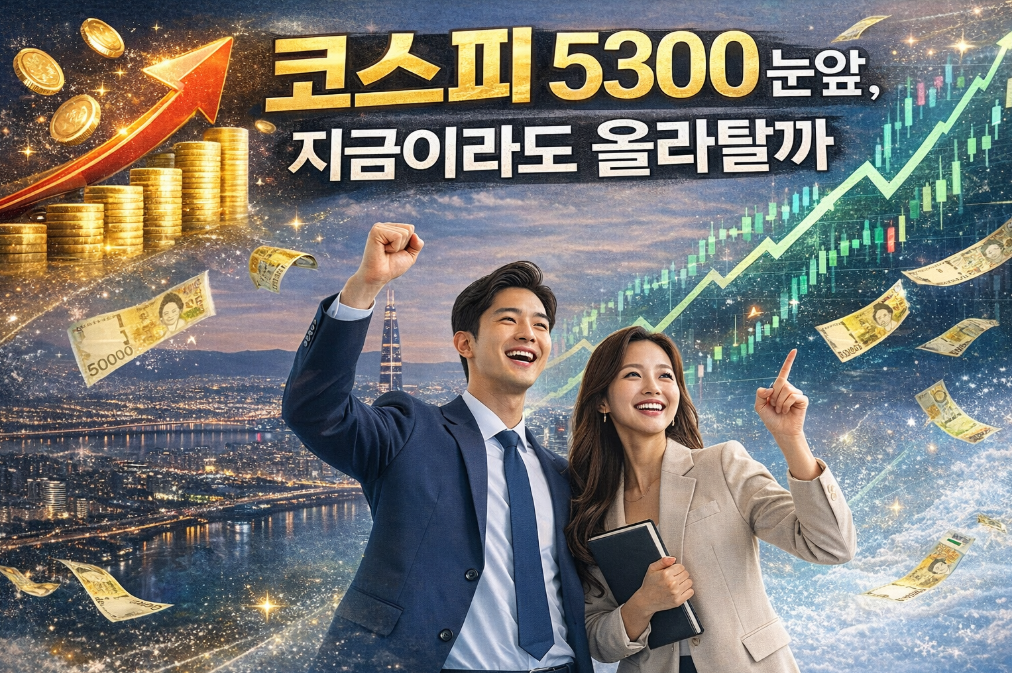 코스피 5300 눈 앞, 지금 투자해도 될까?