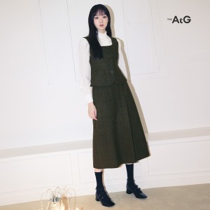 온플더엣지 22FW 베니스 체크 스커트