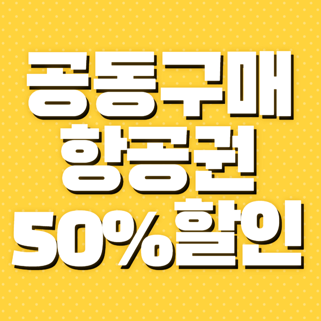 공동구매항공권