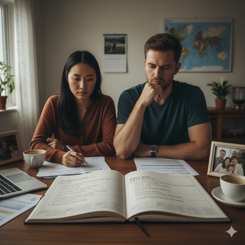 국제커플 관련 사진 첨부