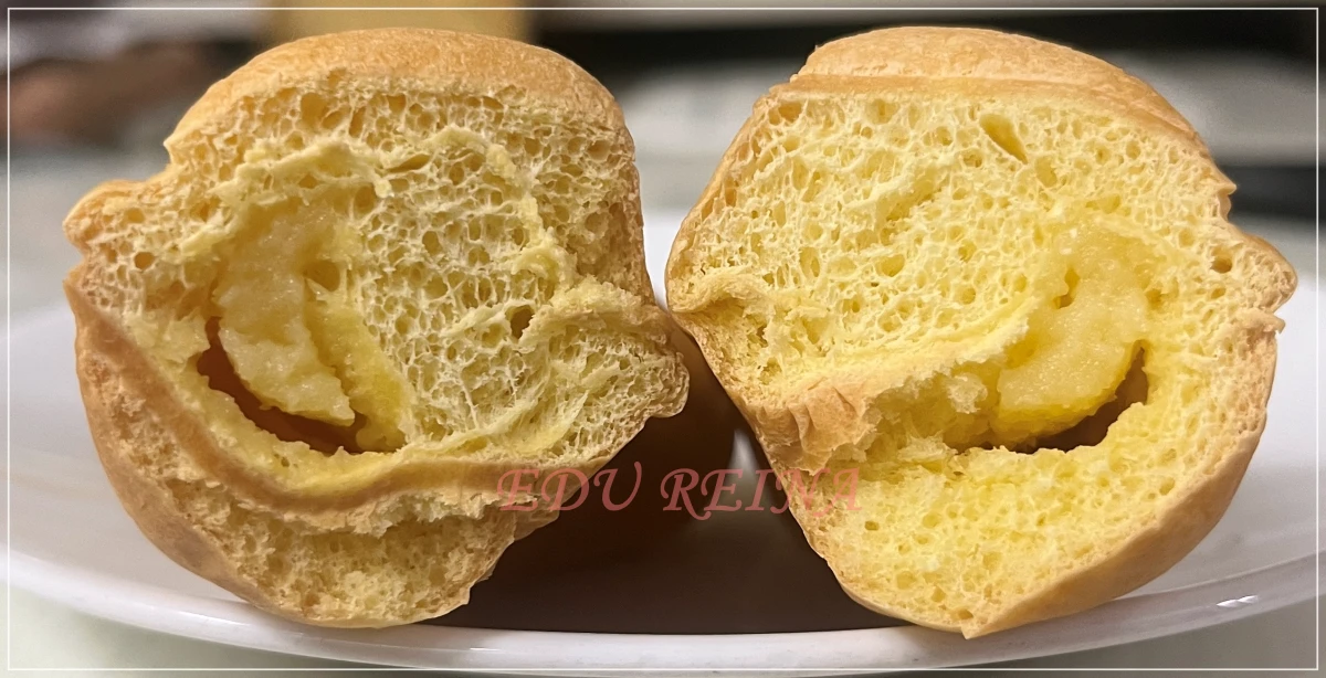 노브랜드-바나나향품은빵-단면