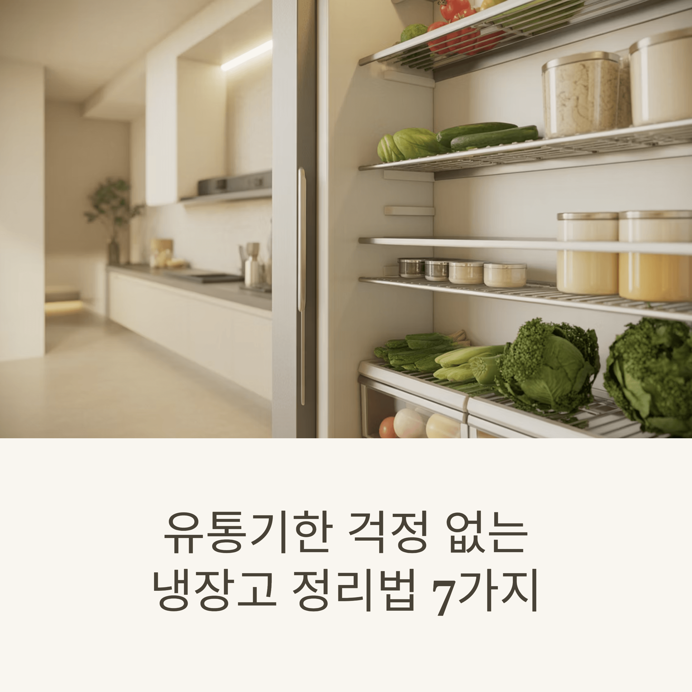 유통기한 걱정 없는 냉장고 정리법 7가지
