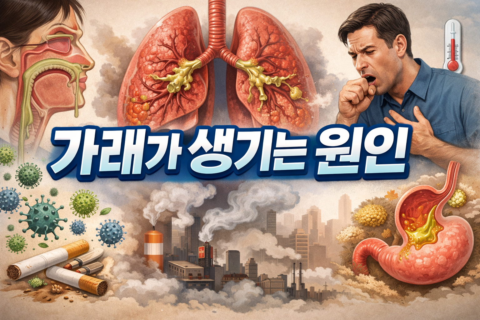 가래가 생기는 원인