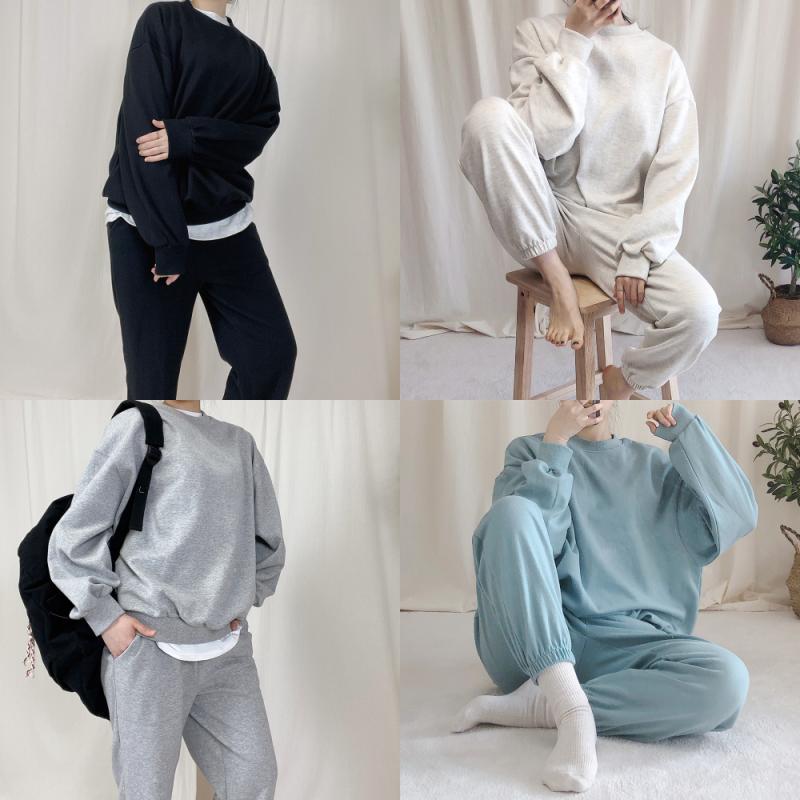 여성 트레이닝세트 조거 키작녀 조거팬츠 츄리닝 트레이닝복 기모