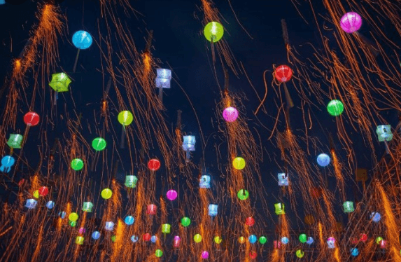 세종낙화축제-현장모습