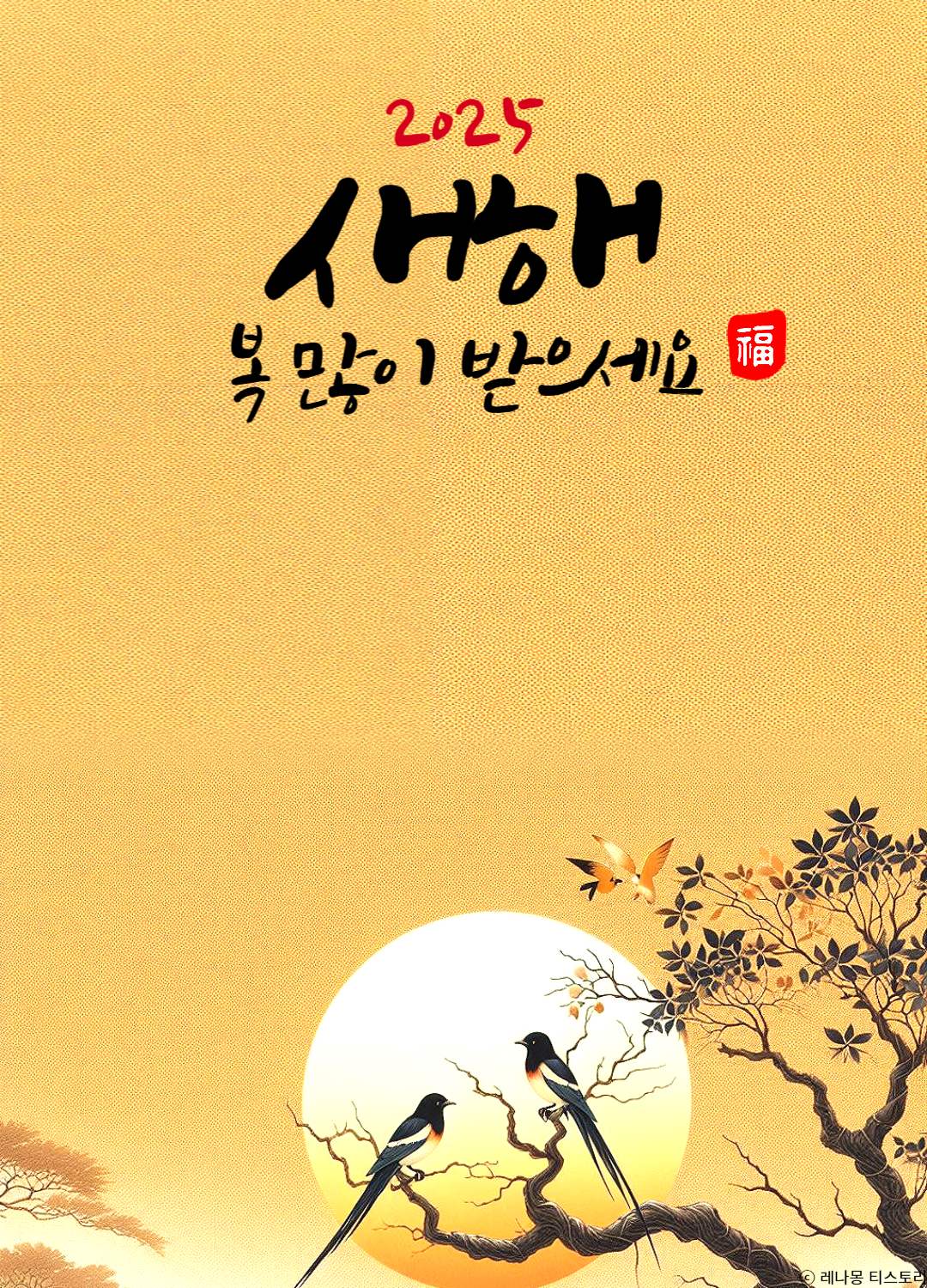 2025 구정 설날 이미지