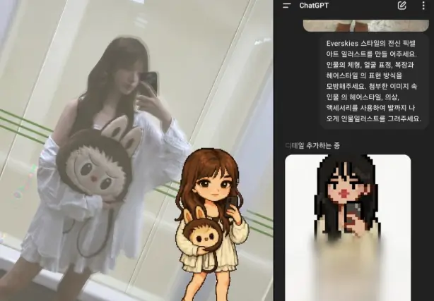 픽셀 미니미 만드는방법