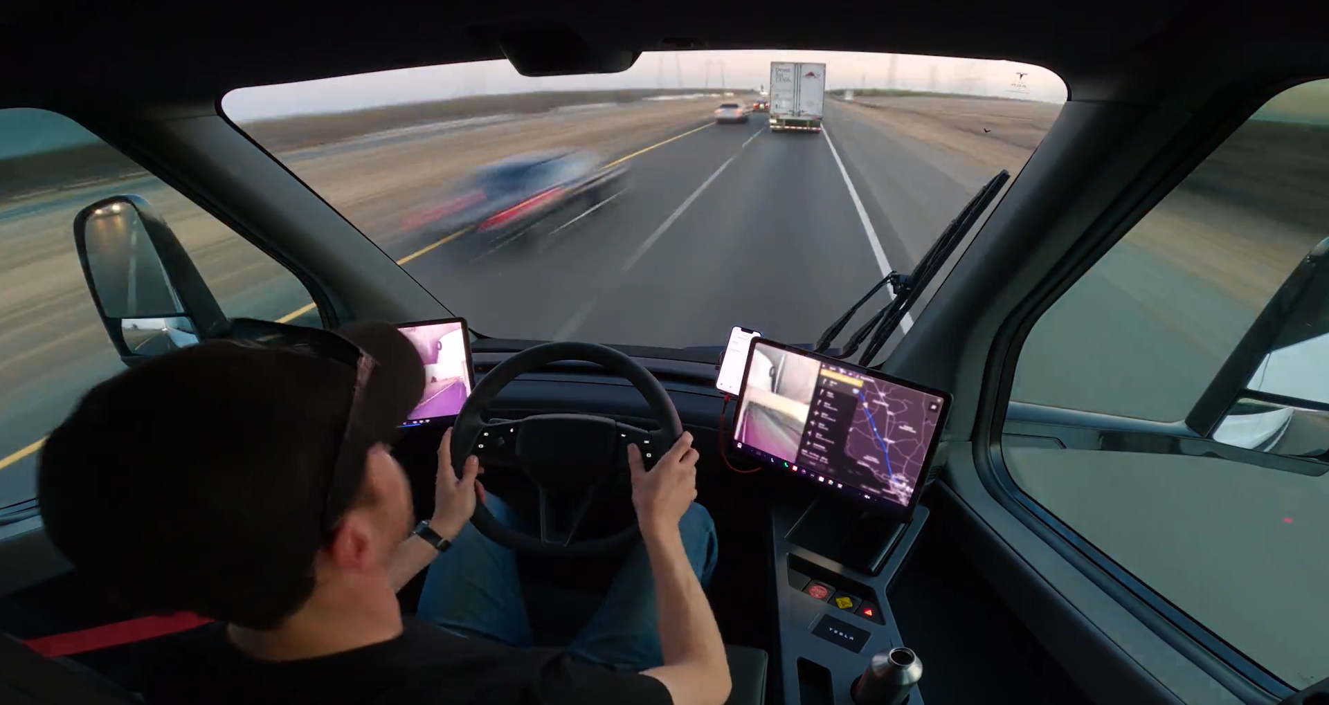 세미트럭-주행거리