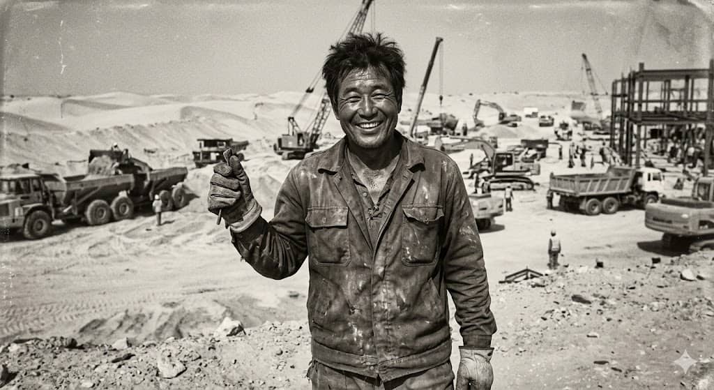 1970s_korea_worker_middle_east_desert_smile_portrait_vintage.jpg
Alt 태그: 1970년대 중동 사막 한국인 건설 노동자 미소 초상 구릿빛 피부 작업복 빈티지