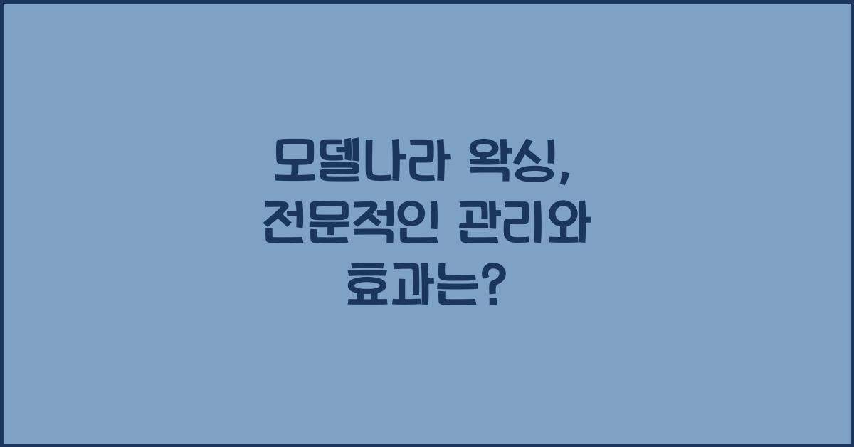 모델나라 왁싱