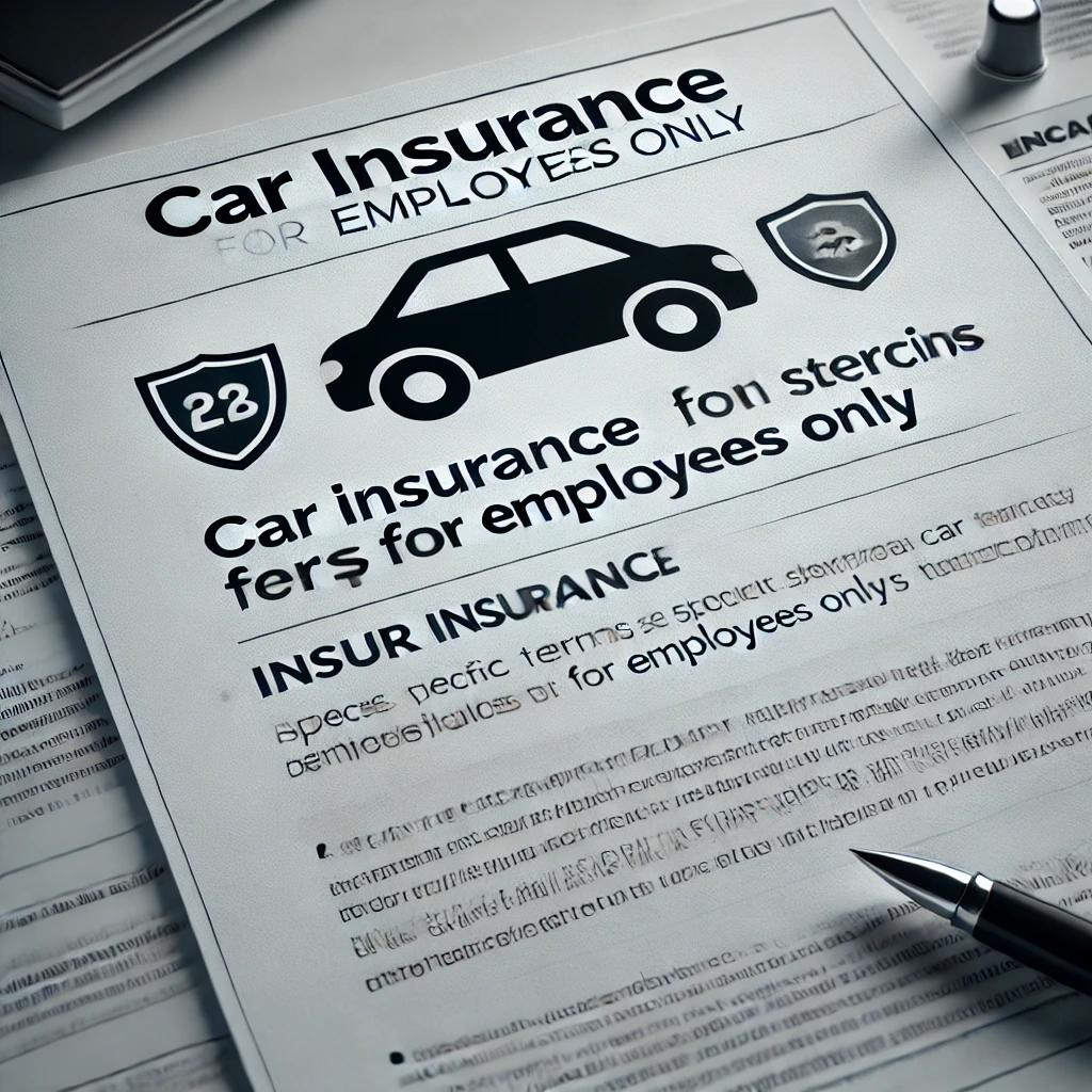 자동차보험 임직원한정특약