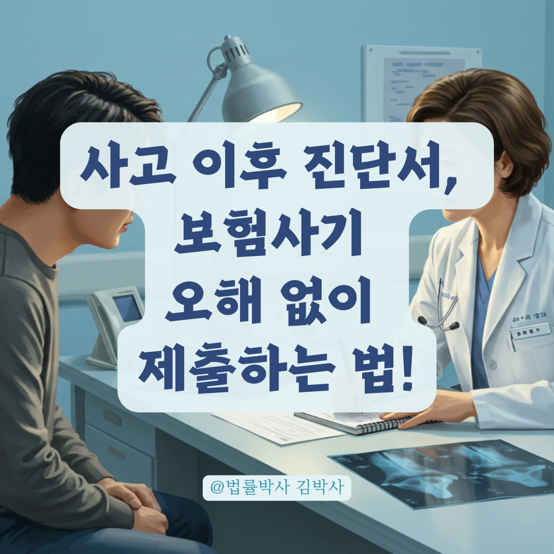 사고 후 추가 진단 받아도 보험사기 오해받지 않도록 이렇게 준비하세요