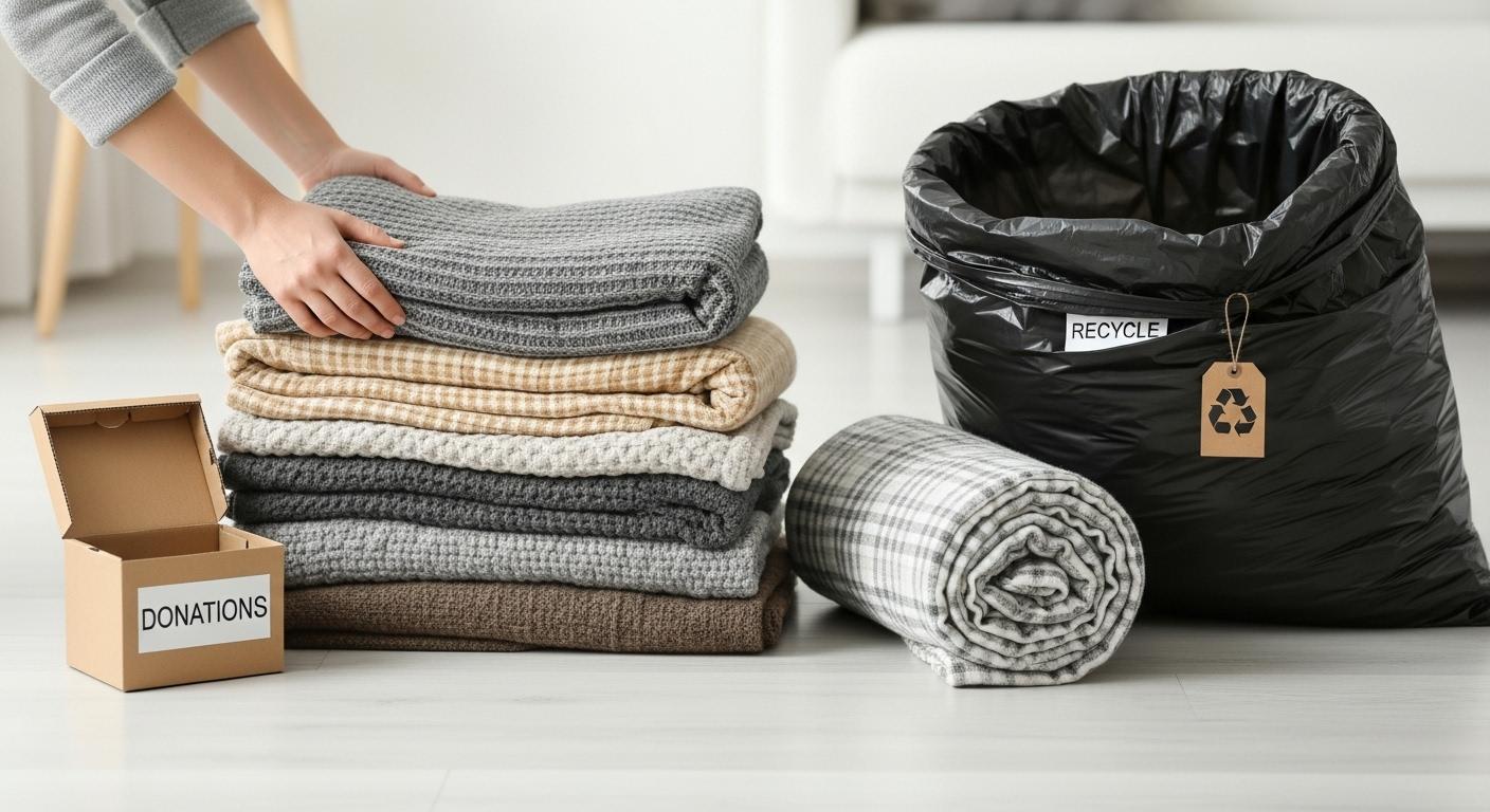 겨울 이불 버리는 방법