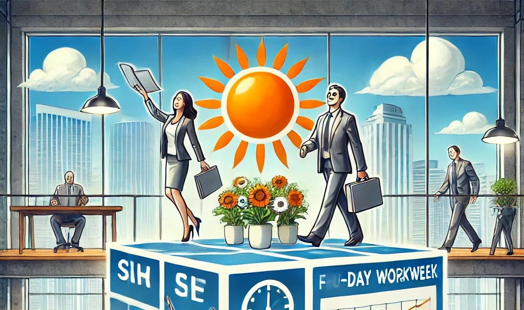 주4일제 관련 이미지