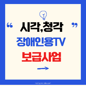 시각·청각장애인