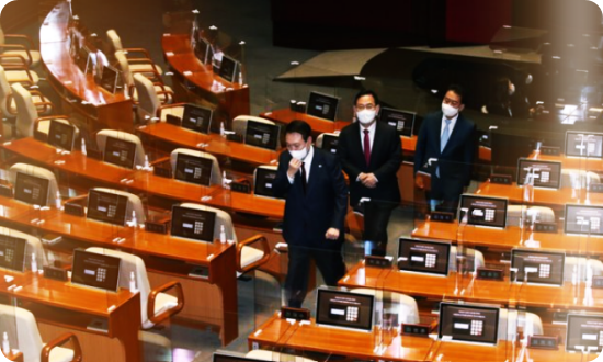 이재명-윤석열-연설-보이콧