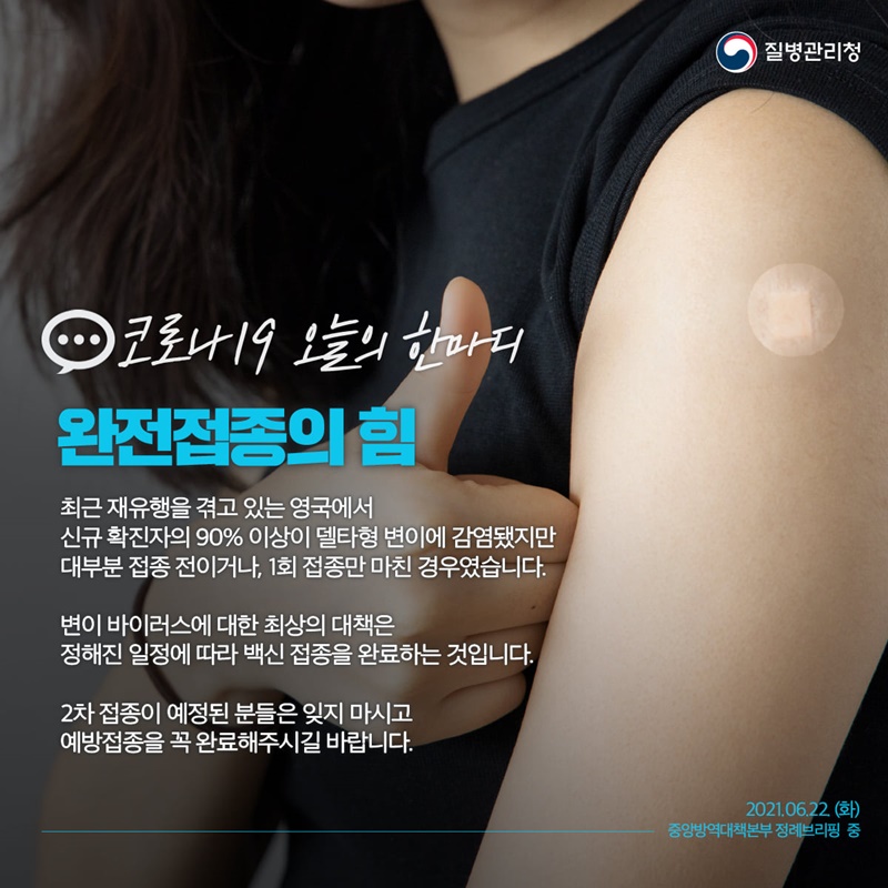 델타 변이 예방 접종