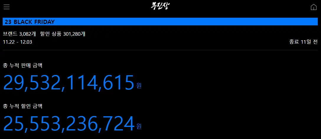 무신사 블랙프라이데이