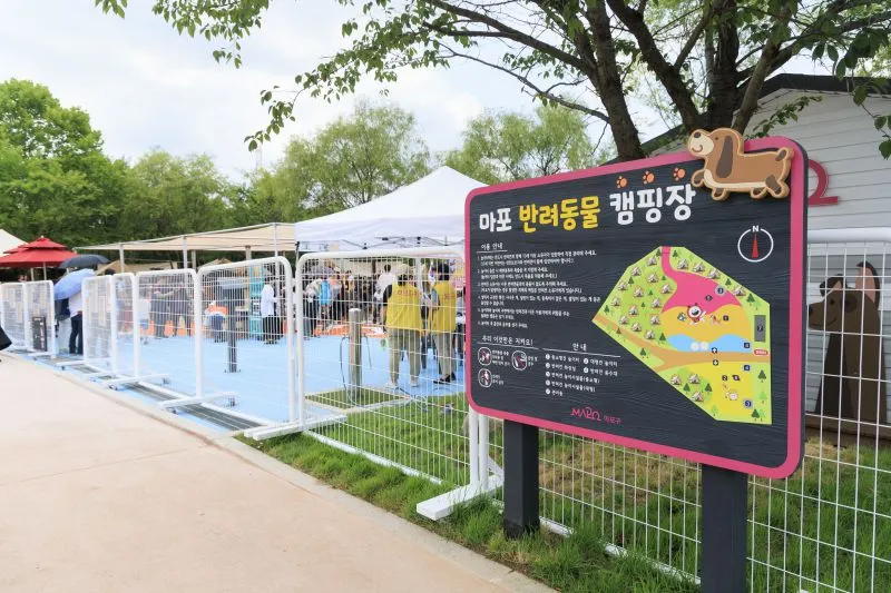 마포구 반려동물 캠핑장 이용