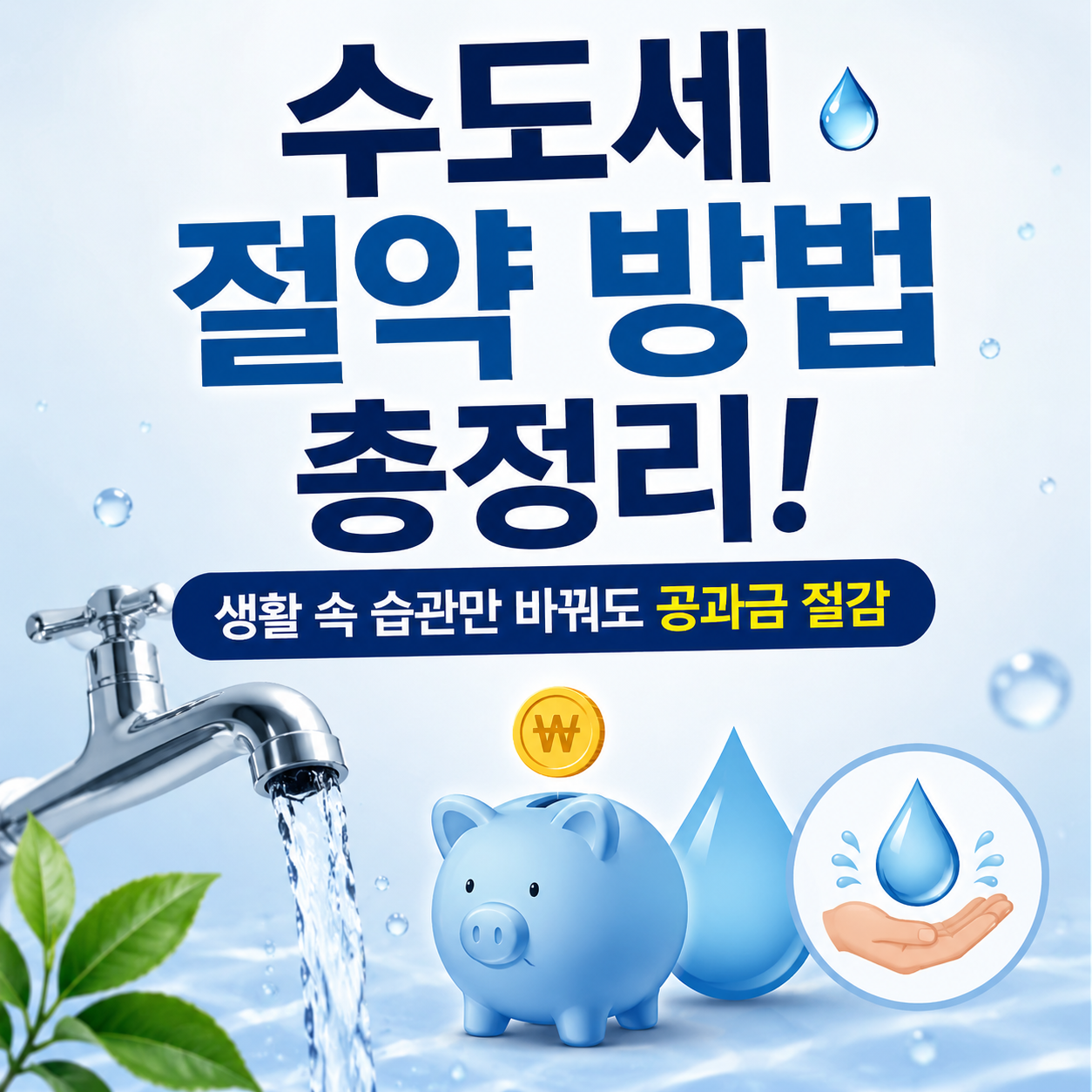 수도세 절약 방법