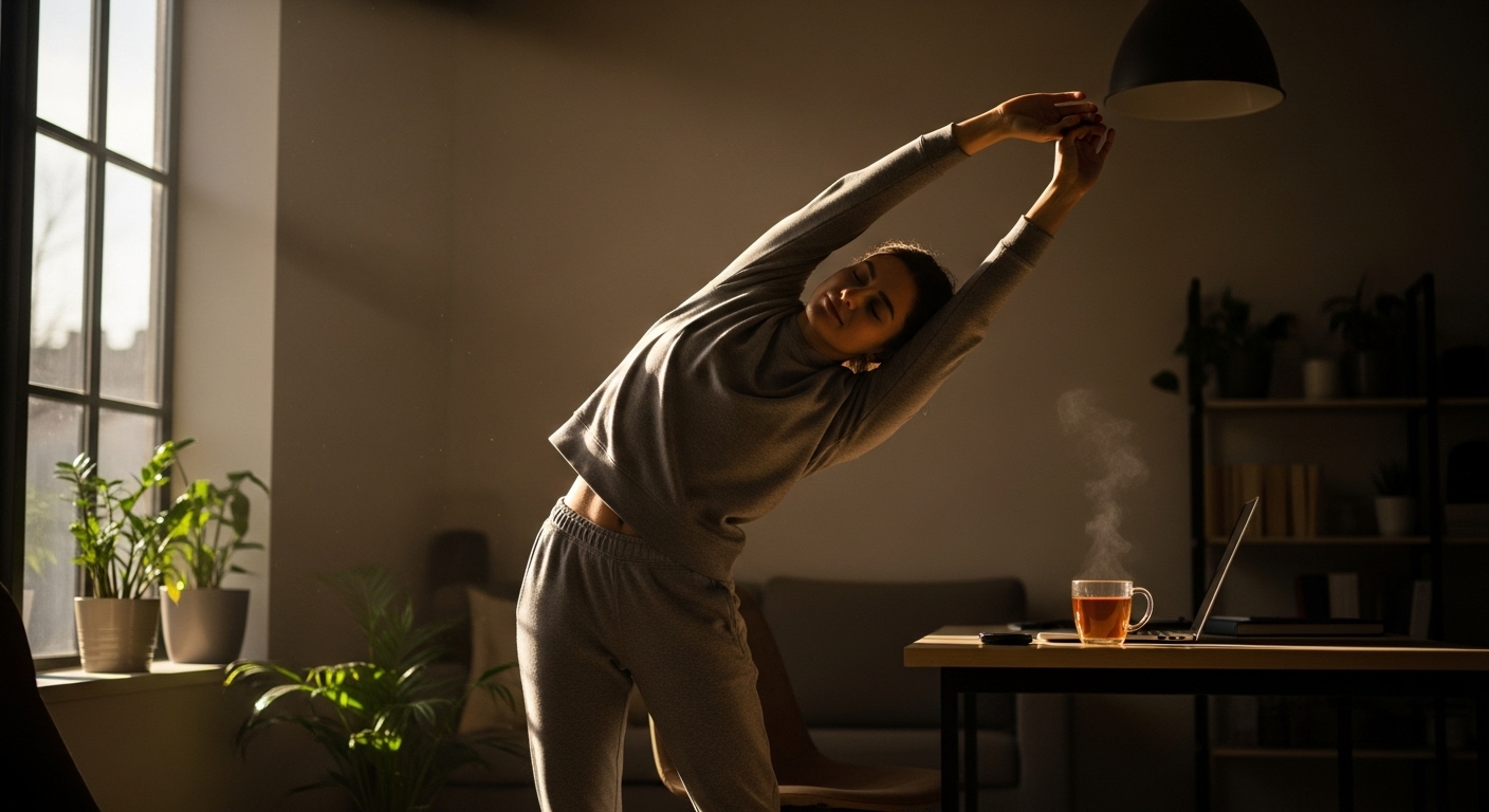 집중한뒤 휴식 그리고 스트레칭