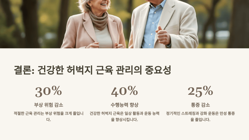 결론: 건강한 허벅지 근육 관리의 중요성
