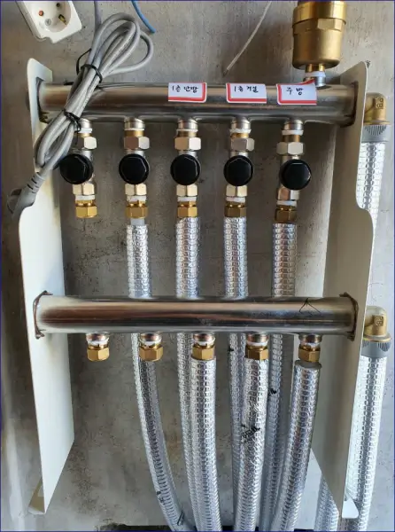 분배기-보온재-설치모습