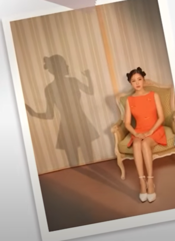 오렌지색 소녀 송가인 사랑의 맘보 자켓