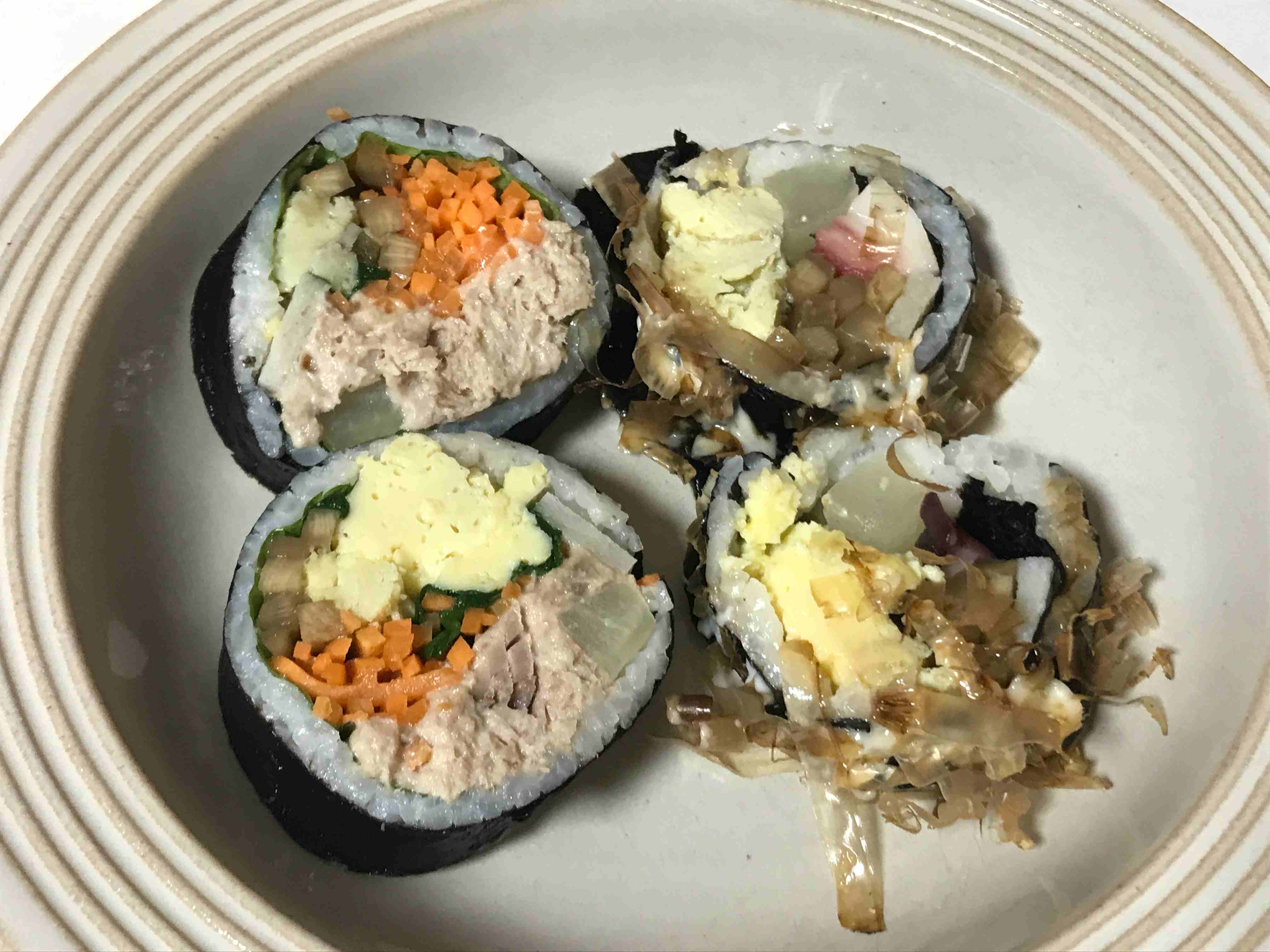 참치 김밥, 타코야끼 김밥