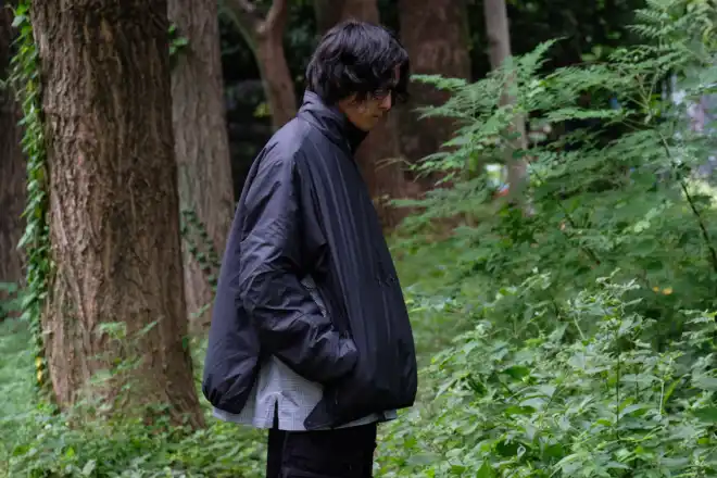 TECH REVERSIBLE PULLOVER PUFF JACKET