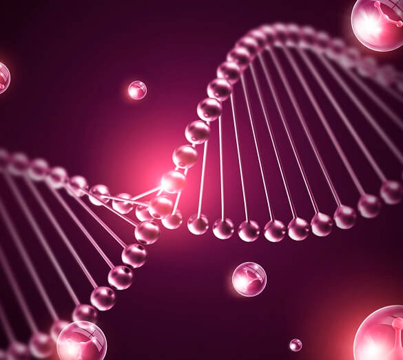 콜라겐 분자 구조&amp;#44; 피부 건강과 연결된 단백질 구조