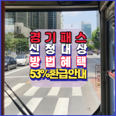 경기패스-신청-대상-방법-혜택-53%환급-안내