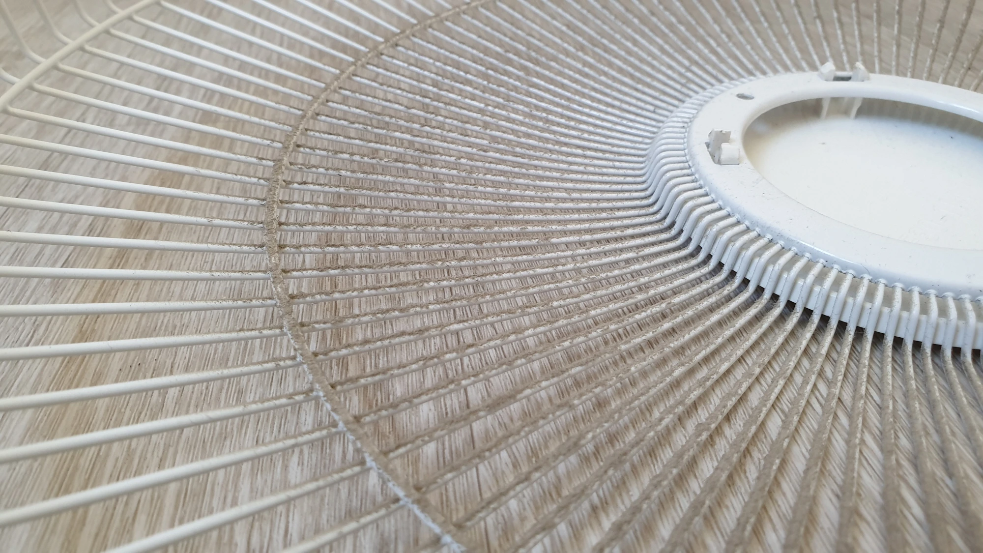 선풍기 망 먼지