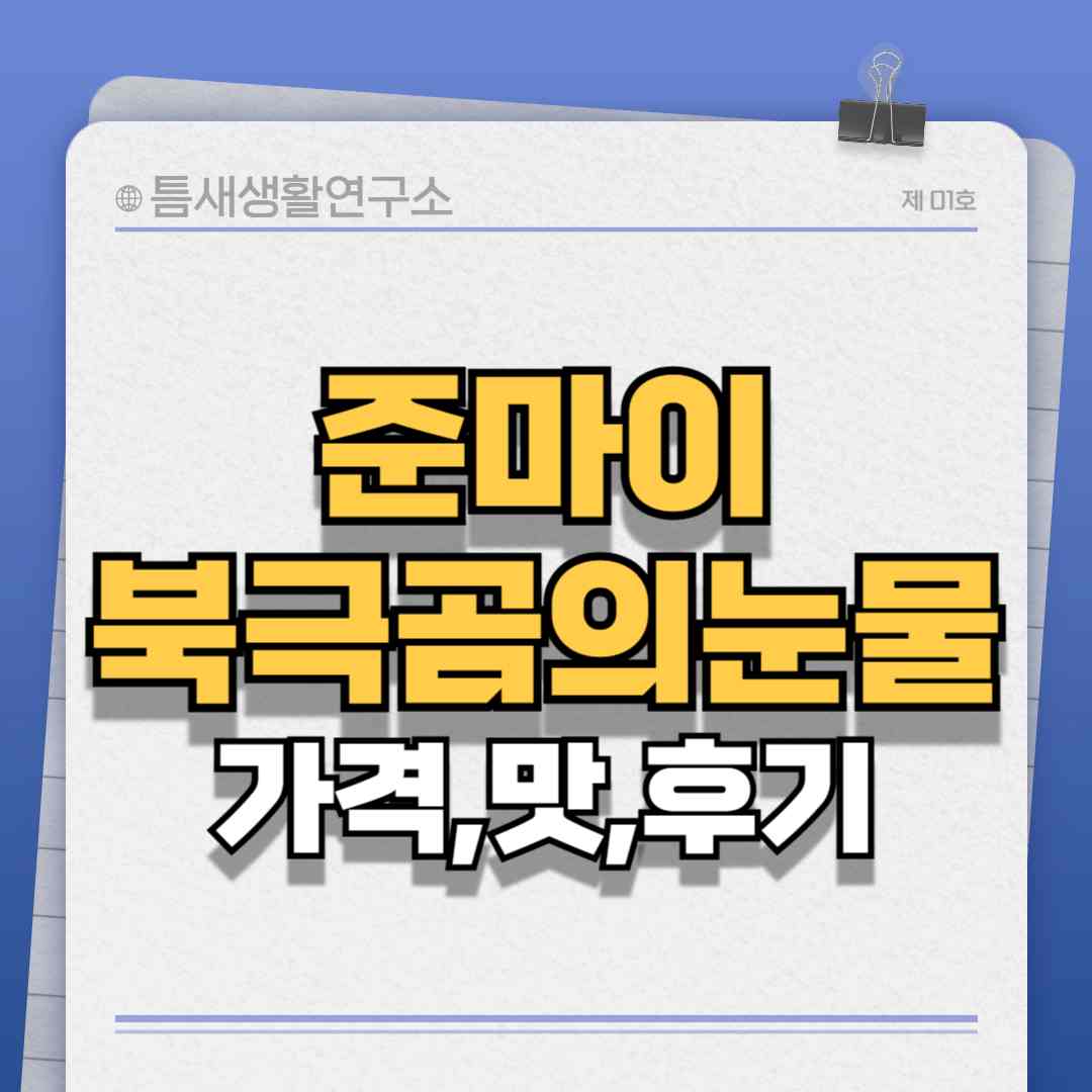 준마이북극곰의눈물-썸네일