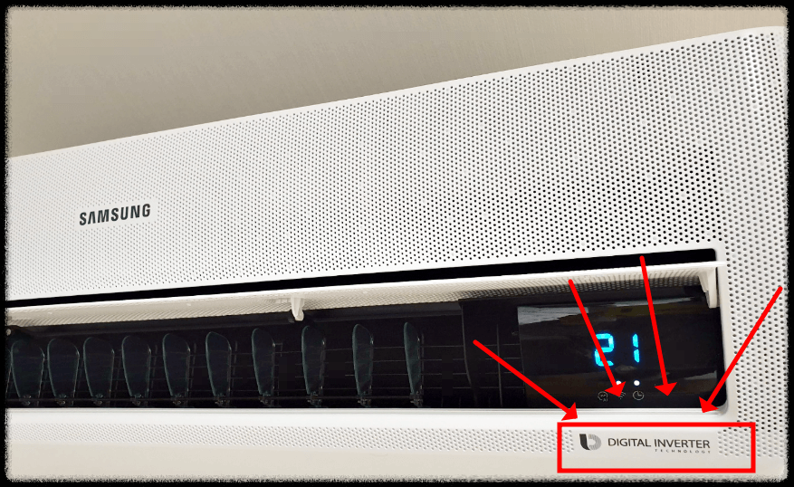 에어컨 인버터 vs 정속형 구분 방법: 외관 표기 2