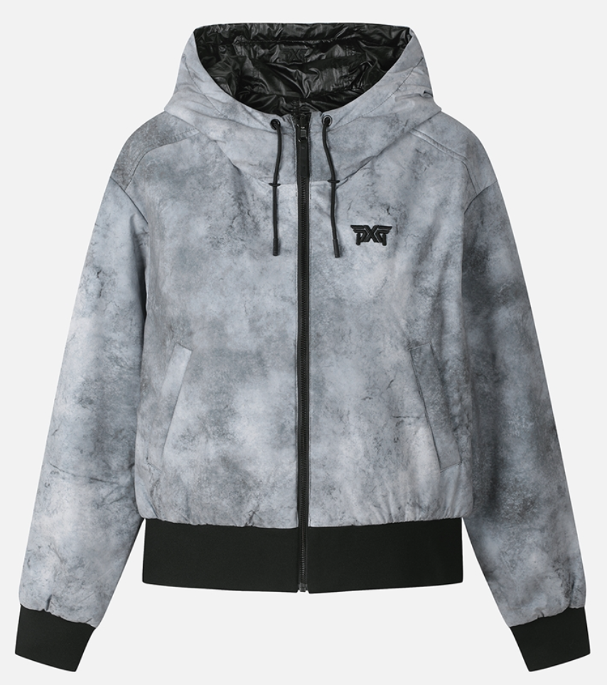 PXG 여성 골프웨어 - 리버서블 후드 점퍼