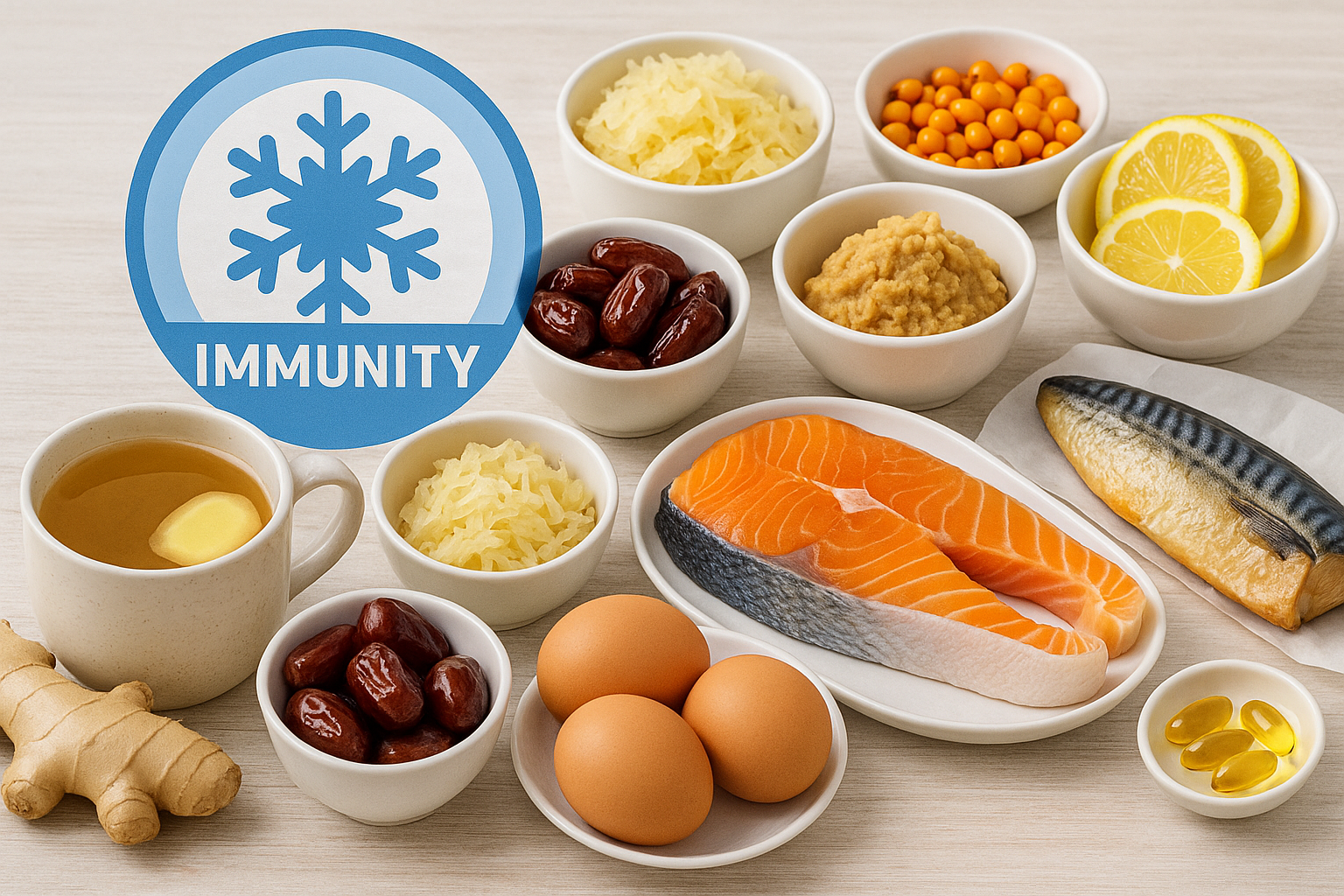 겨울철 면역력 높이는 식품들