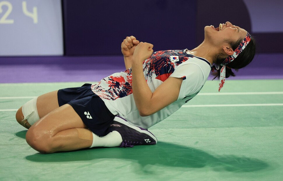 대표팀 은퇴를 말하는 안세영