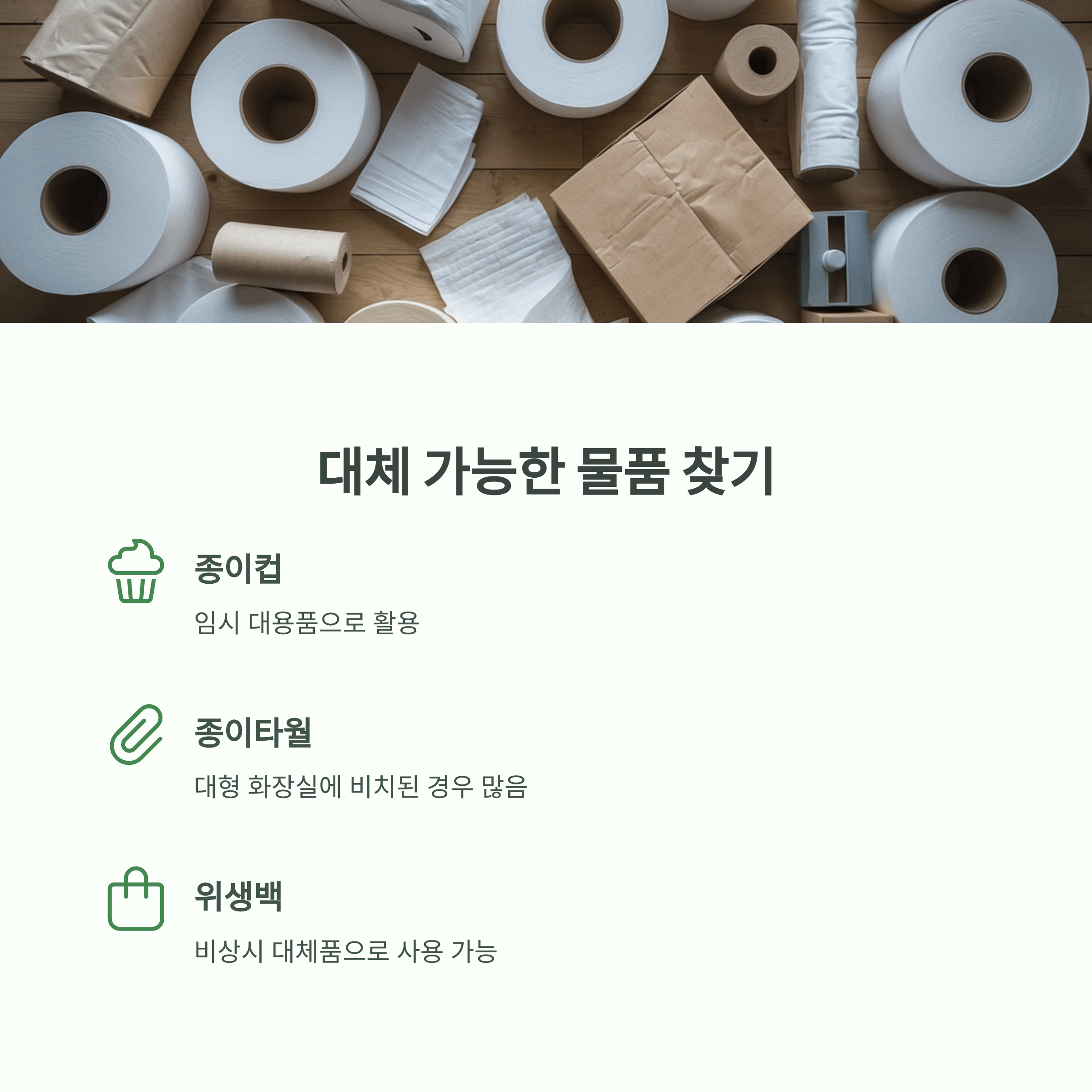 화장실 휴지 없을 때 대처방법
