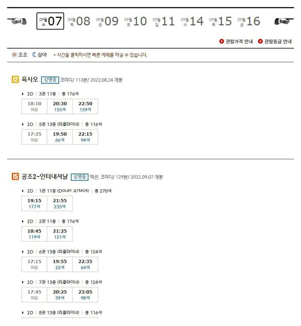 서면삼정타워 CGV