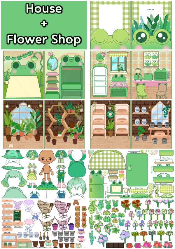 sample of paper dolls